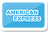 American Express logo - accepted payment method
